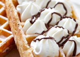 Gaufre choco Chantilly